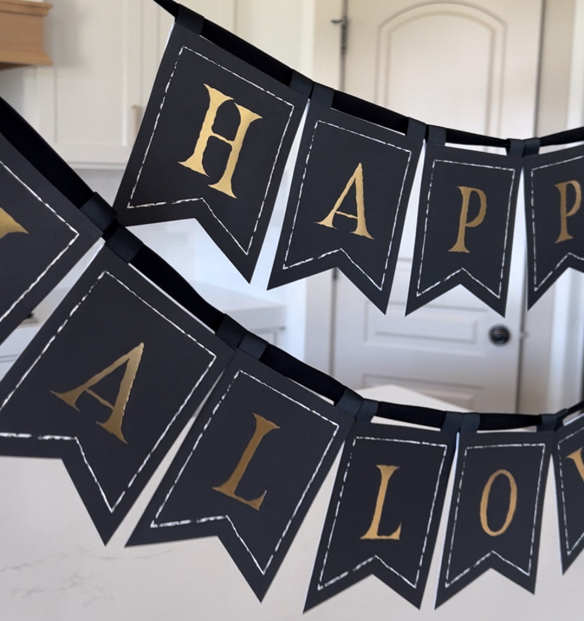 Happy Halloween/Birthday Banner
