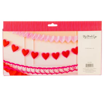 Heart Felt Valentines Puffy Heart Banner