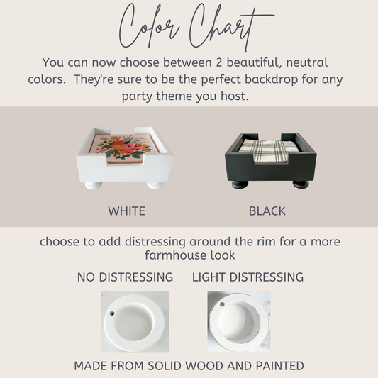 Party & Celebration Classy Beverage Napkin Holder entertaining hosting wood serveware