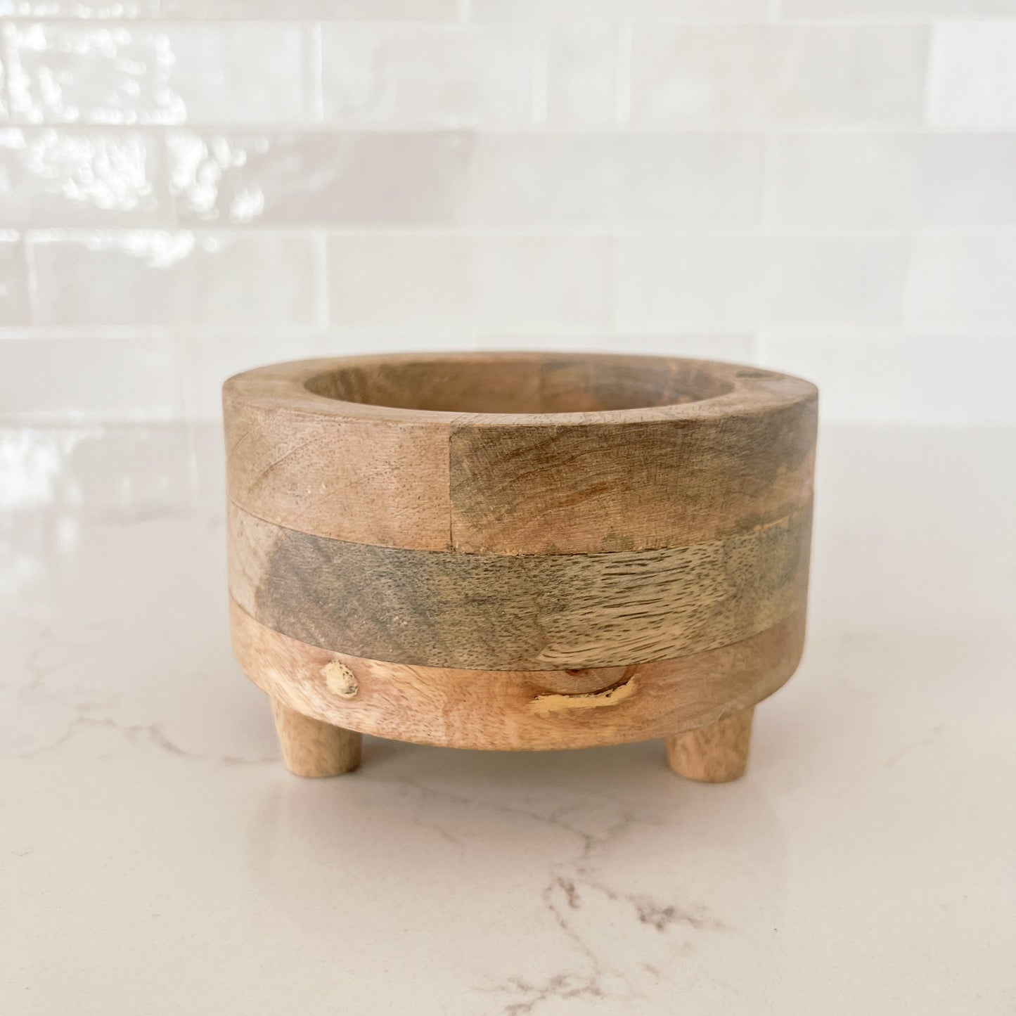 Party & Celebration I'm a Natural Cup Holder with Marker Slot entertaining hosting wood serveware
