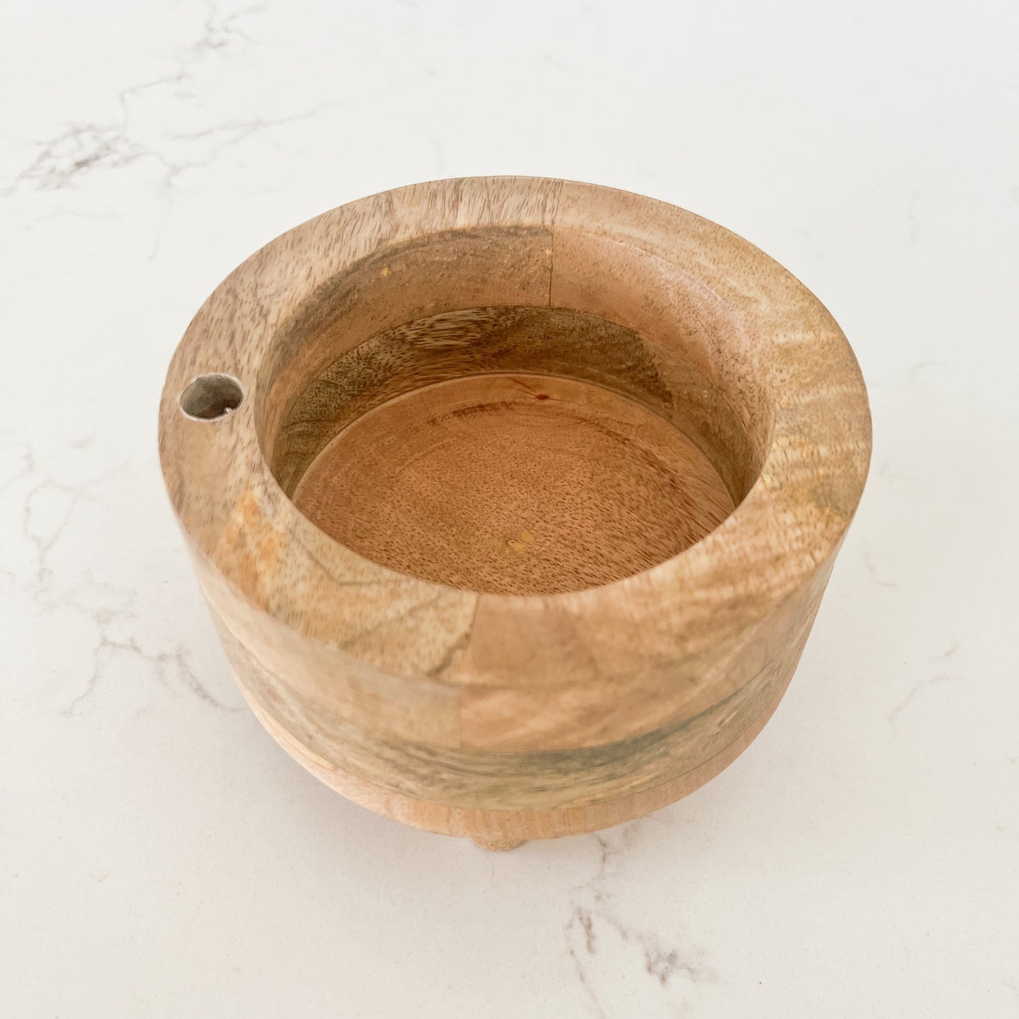 Party & Celebration I'm a Natural Cup Holder with Marker Slot entertaining hosting wood serveware