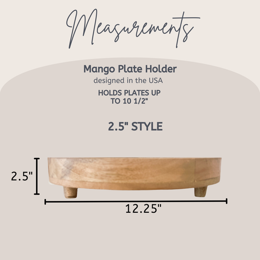 Party & Celebration I'm a Natural Plate Holder entertaining hosting wood serveware