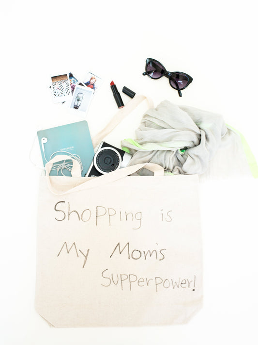 bags "Take Me Shopping" Eco-Canvas Bag entertaining hosting wood serveware