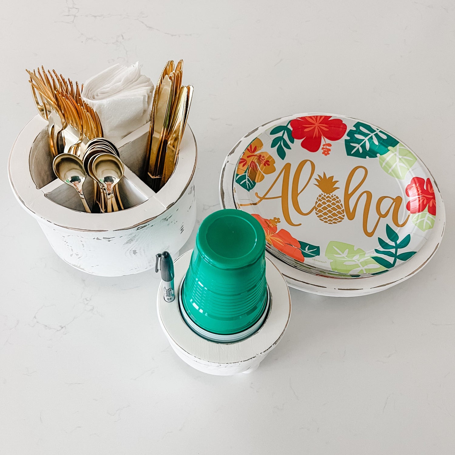 Antiqued Finish Hosting Starter Set