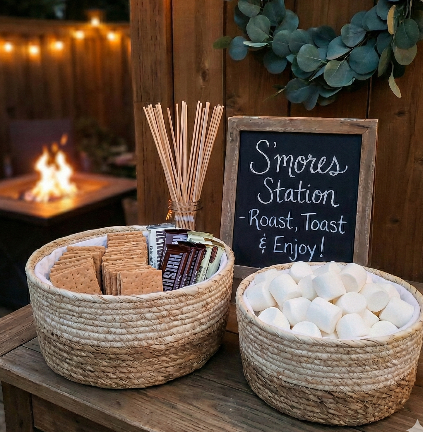 Entertaining Sea Grass Rope Baskets - Set of 2