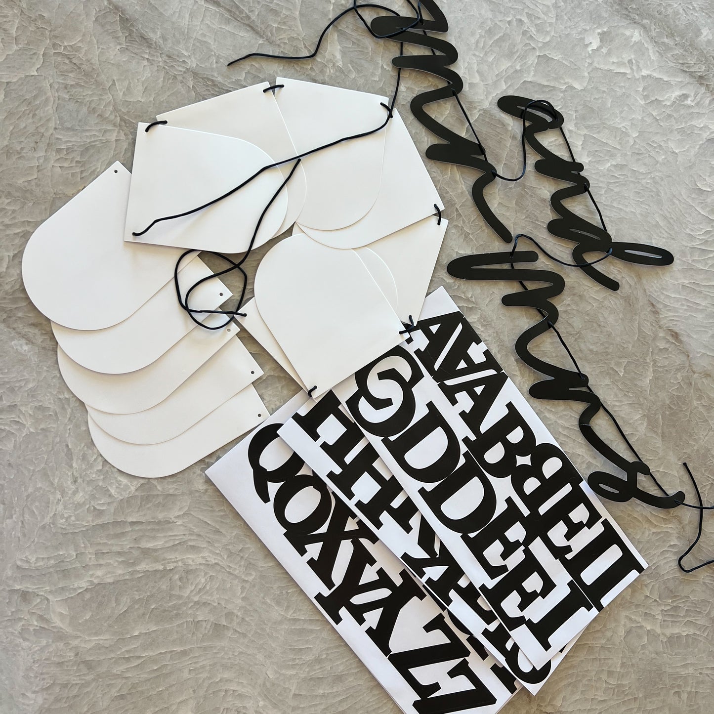 Mr & Mrs Personalized Banner Kit