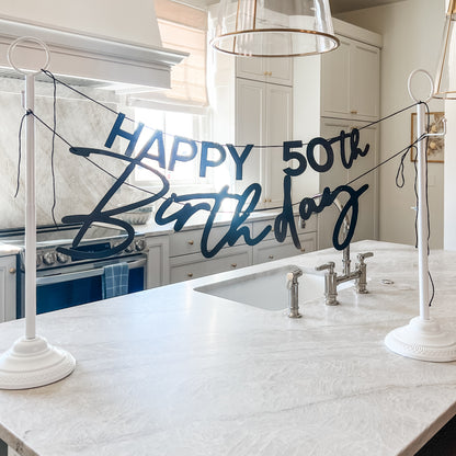 Personalized Age Birthday Banner Set