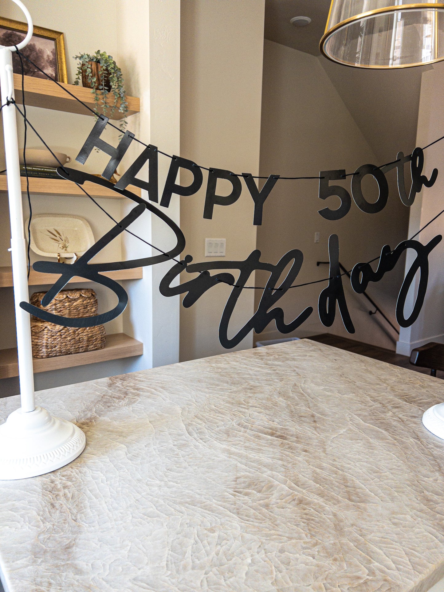 Personalized Age Birthday Banner Set