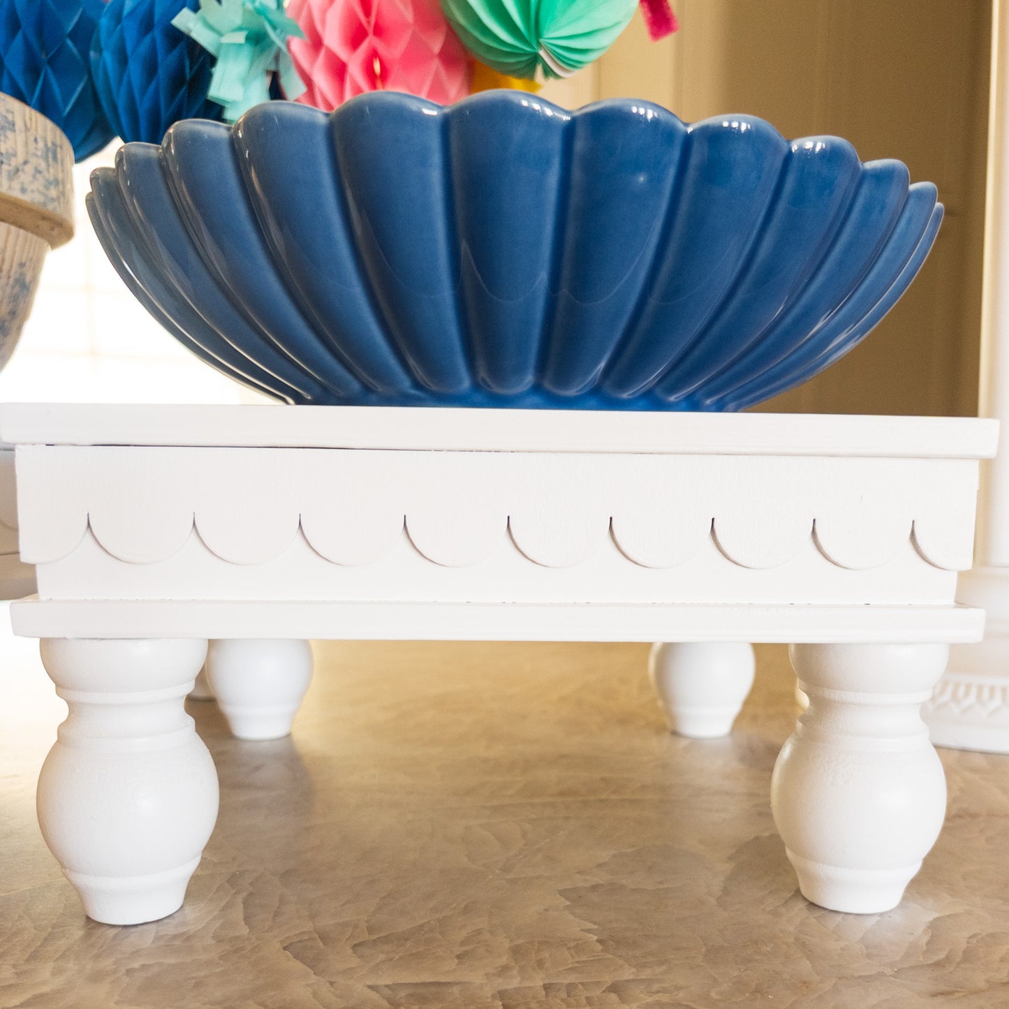 Cottage Raised Elevated Server (Set of 2)