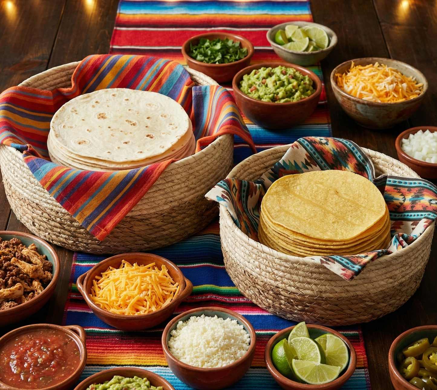 Entertaining Sea Grass Rope Baskets - Set of 2