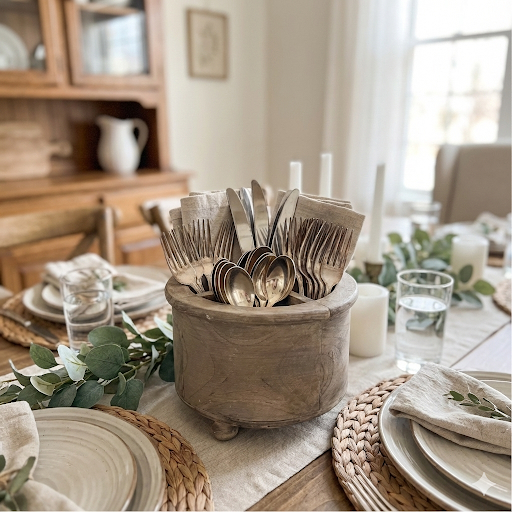 RUSTIC - Farmhouse Utensil Caddy