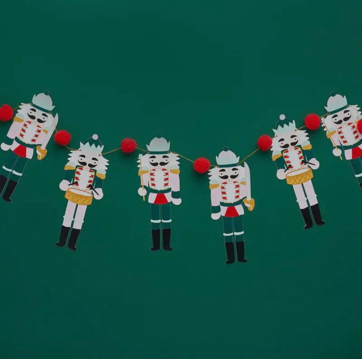 Nutcracker Christmas Banner