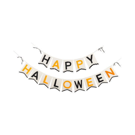 Felt Happy Halloween Banner