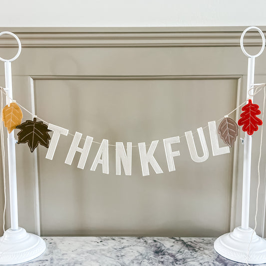 Thankful Felt Banner