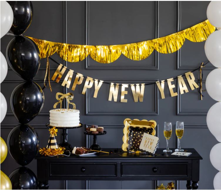 All That Glam New Year's Eve Banner (Set of 2)