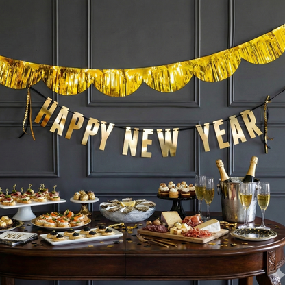 All That Glam New Year's Eve Banner (Set of 2)