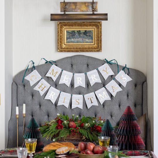 Merry Christmas Music Paper Banner