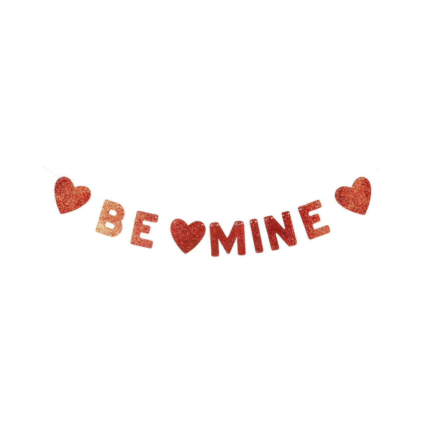 Be Mine Glitter Banner