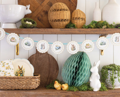 Vintage Scalloped Spring Banner