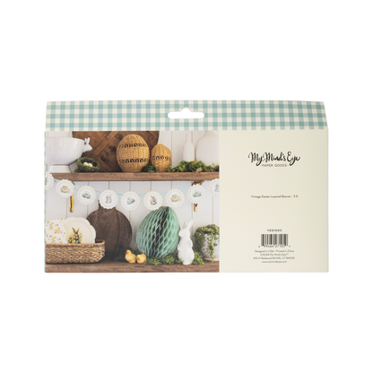 Vintage Scalloped Spring Banner