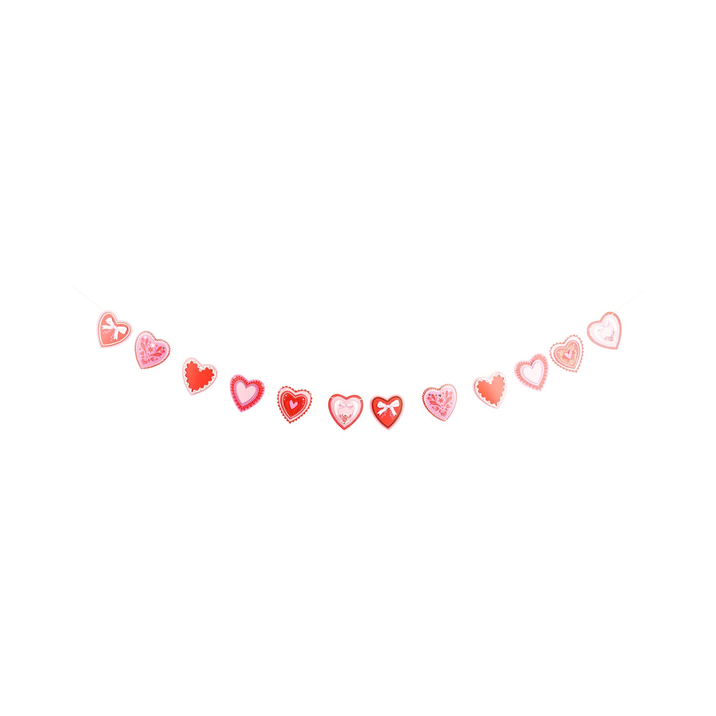 Valentines Layered Heart Banner