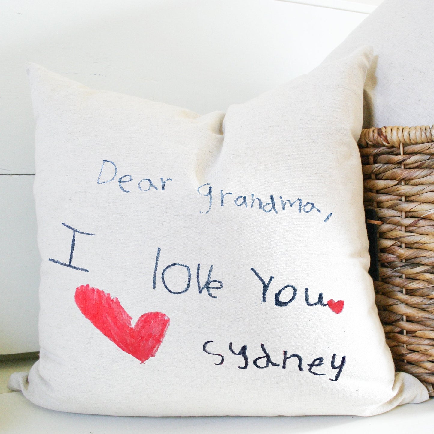 pillow cover My Favorite Gift Pillow Cover entertaining hosting wood serveware