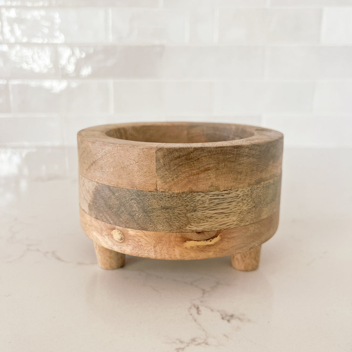 Party & Celebration I'm a Natural Cup Holder with Marker Slot entertaining hosting wood serveware