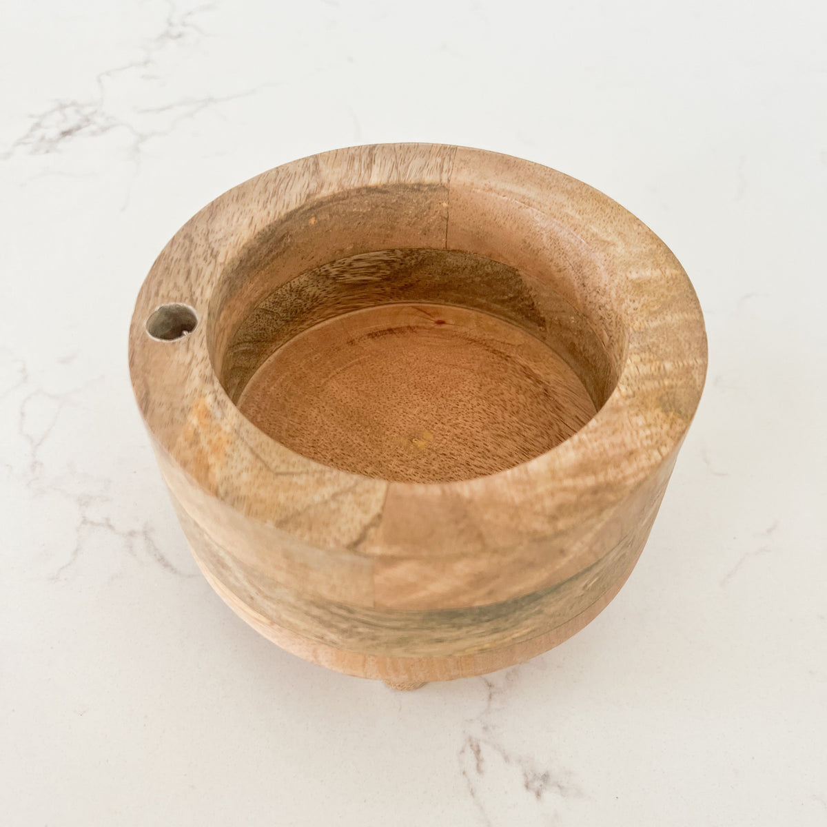 Party & Celebration I'm a Natural Cup Holder with Marker Slot entertaining hosting wood serveware