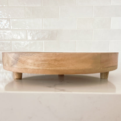Party & Celebration I'm a Natural Plate Holder entertaining hosting wood serveware