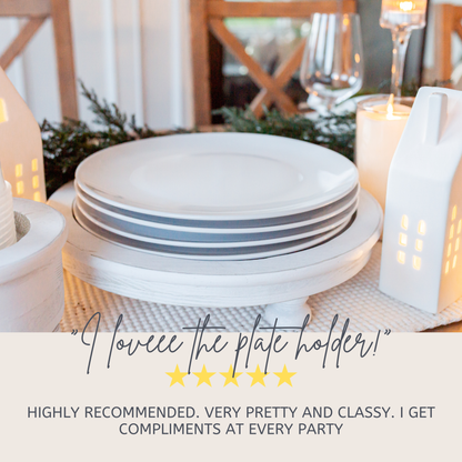 Party & Celebration I'm Classy Too! Plate Holder entertaining hosting wood serveware