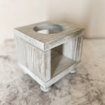 Storage Just the holder / Gray - Weathered wood Classy Jar Pump Holder (Sanitizer Station) entertaining hosting wood serveware