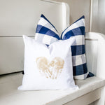pillow cover "My Hug-Away" Pillow Cover with Markers entertaining hosting wood serveware