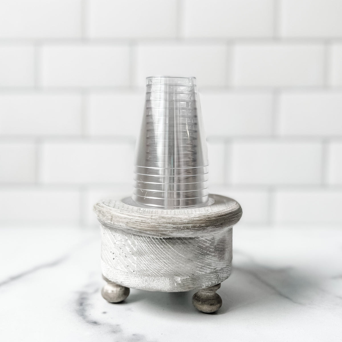 Party & Celebration Gray Classy Shot Glass Holder entertaining hosting wood serveware