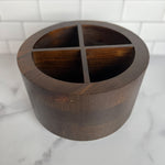 Party & Celebration Let's Celebrate! Utensil Caddy entertaining hosting wood serveware