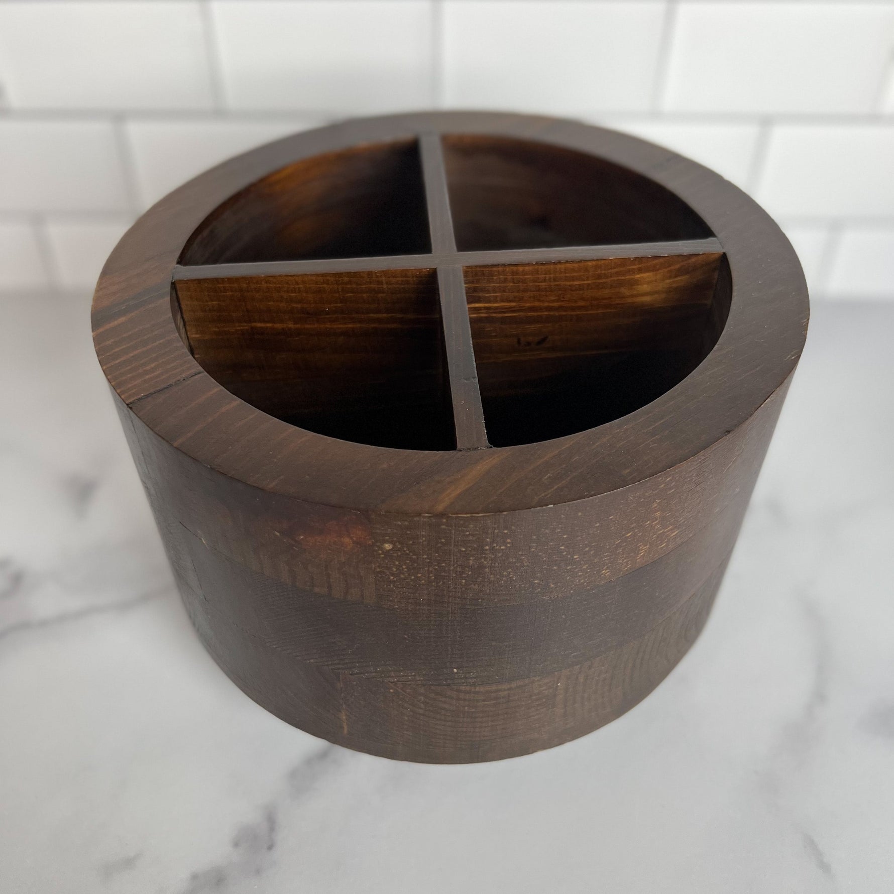 Party & Celebration Let's Celebrate! Utensil Caddy entertaining hosting wood serveware