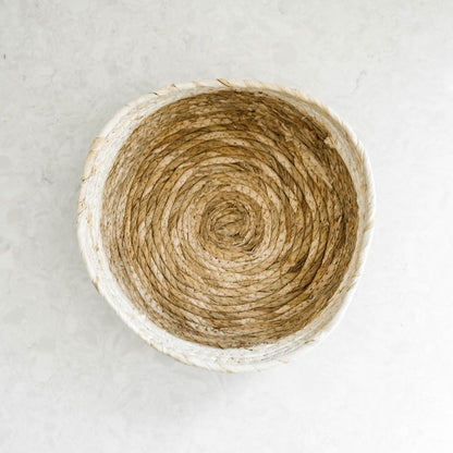 Storage Clutter Made Cute Sea Grass Rope Baskets - Set of 2 entertaining hosting wood serveware