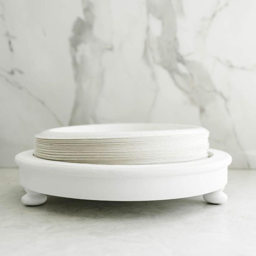 Party & Celebration White - Light Distressing I'm Classy Too! Plate Holder entertaining hosting wood serveware